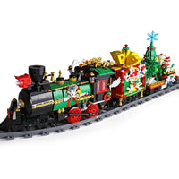 Thumbnail for Building Blocks MOC APP Motorized RC Magic Christmas Train Bricks Toy - 10