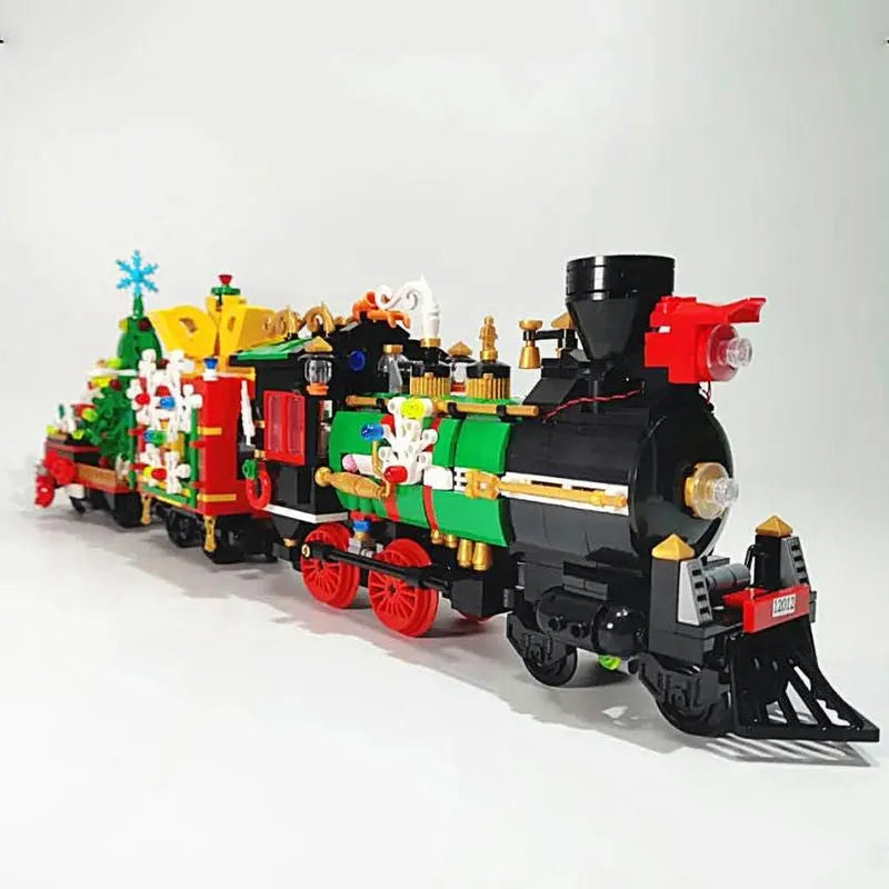 Building Blocks MOC APP Motorized RC Magic Christmas Train Bricks Toy - 15