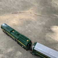 Thumbnail for Building Blocks MOC APP Motorized RC NJ2 Diesel Locomotive Train Bricks Toy Construction Set Toys - 17