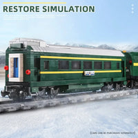 Thumbnail for Building Blocks MOC APP Motorized RC NJ2 Diesel Locomotive Train Bricks Toy - 7