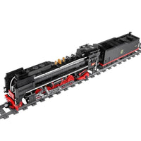 Thumbnail for Building Blocks MOC APP Motorized RC QJ Steam Locomotive Train Bricks Toy - 11