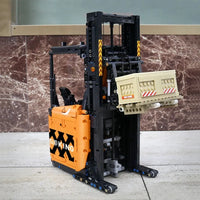 Thumbnail for Building Blocks MOC APP Motorized RC Shelf Forklift Reach Truck Bricks Toy Construction Set Toys - 5