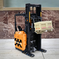 Thumbnail for Building Blocks MOC APP Motorized RC Shelf Forklift Reach Truck Bricks Toy - 5