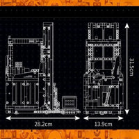 Thumbnail for Building Blocks MOC APP Motorized RC Shelf Forklift Reach Truck Bricks Toy - 14