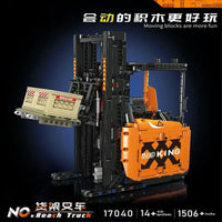 Thumbnail for Building Blocks MOC APP Motorized RC Shelf Forklift Reach Truck Bricks Toy Construction Set Toys - 8