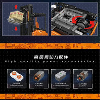 Thumbnail for Building Blocks MOC APP Motorized RC Shelf Forklift Reach Truck Bricks Toy - 13