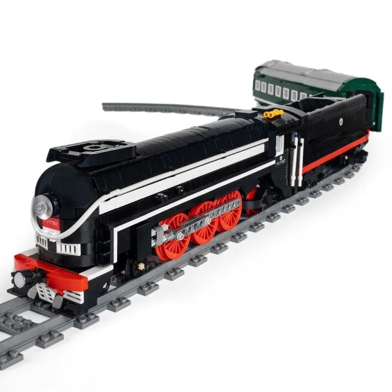 Building Blocks MOC APP Motorized RC SL7 Asia Express Train Bricks Toy 12005 Construction Set Toys - 13