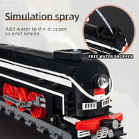 Thumbnail for Building Blocks MOC APP Motorized RC SL7 Asia Express Train Bricks Toy 12005 - 3