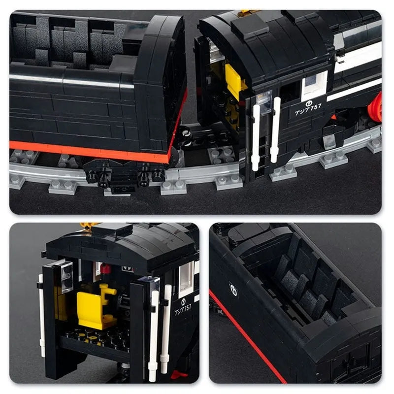 Building Blocks MOC APP Motorized RC SL7 Asia Express Train Bricks Toy 12005 - 9