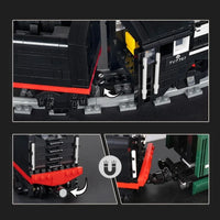 Thumbnail for Building Blocks MOC APP Motorized RC SL7 Asia Express Train Bricks Toy 12005 - 4