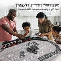 Thumbnail for Building Blocks MOC APP Motorized RC SL7 Asia Express Train Bricks Toy 12005 - 5