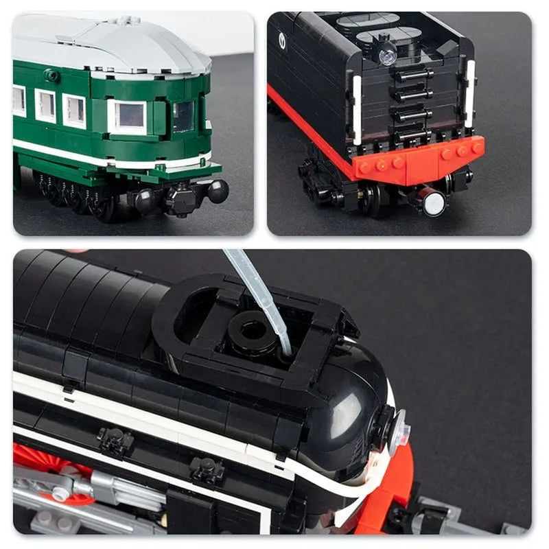Motorized RC SL7 Asia Express Train Bricks Toy
