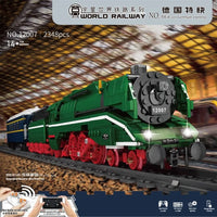 MOC App RC German Express BR18 City Train Building Toy