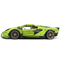 Thumbnail for Building Blocks MOC APP RC Lamborghini Hyper Racing Car Bricks Toys 13057 Construction Set Toys - 6