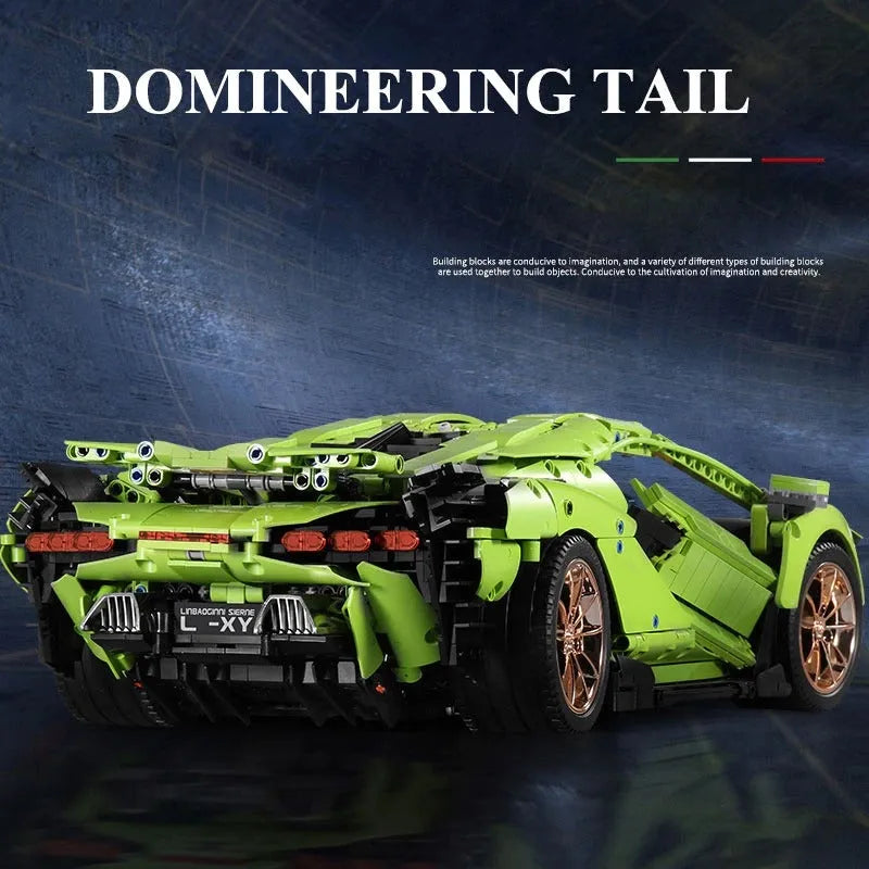 Building Blocks MOC APP RC Lamborghini Hyper Racing Car Bricks Toys 13057 - 10
