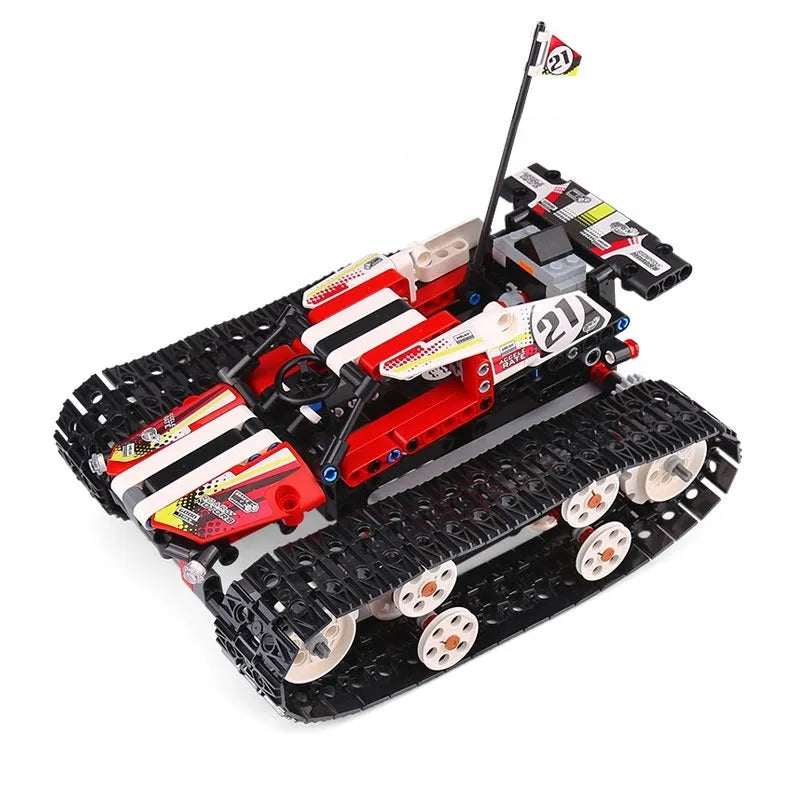 Building Blocks MOC APP RC Motorized Crawler Stunt Car Bricks Toy 13024 Construction Set Toys - 7