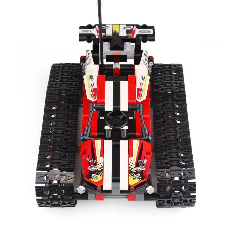 Building Blocks MOC APP RC Motorized Crawler Stunt Car Bricks Toy 13024 - 4