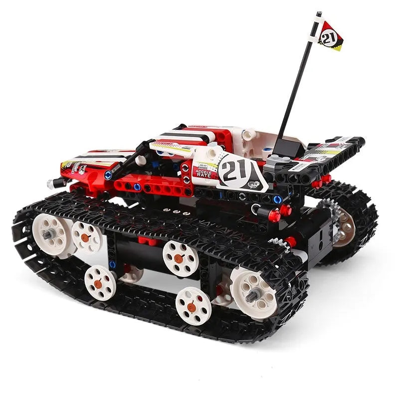 Building Blocks MOC APP RC Motorized Crawler Stunt Car Bricks Toy 13024 Construction Set Toys - 8