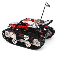 Thumbnail for Building Blocks MOC APP RC Motorized Crawler Stunt Car Bricks Toy 13024 Construction Set Toys - 8