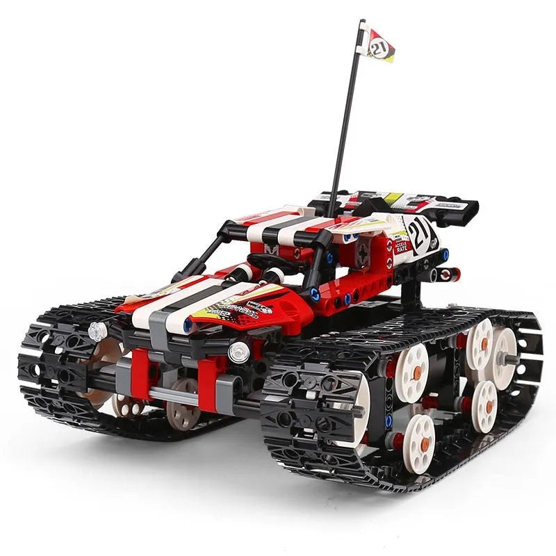 Building Blocks MOC APP RC Motorized Crawler Stunt Car Bricks Toy 13024 Construction Set Toys - 3