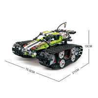 Thumbnail for Building Blocks MOC APP RC Motorized Stunt Crawler Car Bricks Toys 13023 Construction Set Toys - 2