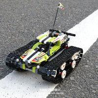Thumbnail for Building Blocks MOC APP RC Motorized Stunt Crawler Car Bricks Toys 13023 Construction Set Toys - 4