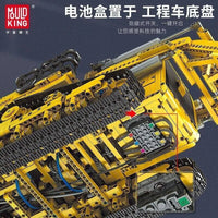 Thumbnail for Building Blocks MOC APP RC Pneumatic Bulldozer Bricks Kids Toys 17023 - 11