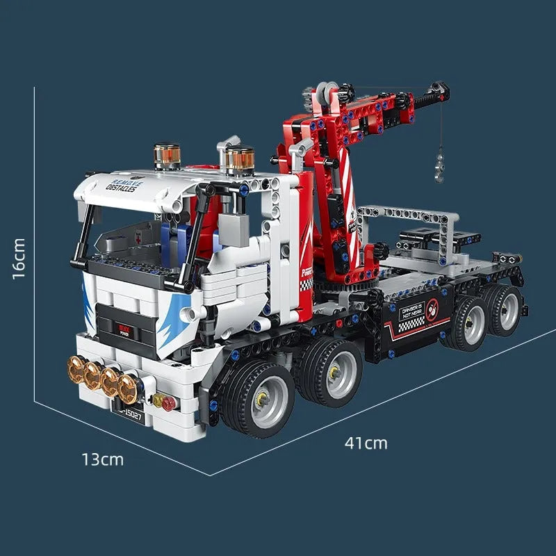 Building Blocks MOC APP RC Remove Obstacles Truck Bricks Toys 15027 - 3