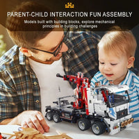 Thumbnail for Building Blocks MOC APP RC Remove Obstacles Truck Bricks Toys 15027 Construction Set Toys - 7