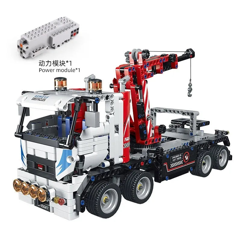 Building Blocks MOC APP RC Remove Obstacles Truck Bricks Toys 15027 Construction Set Toys - 6