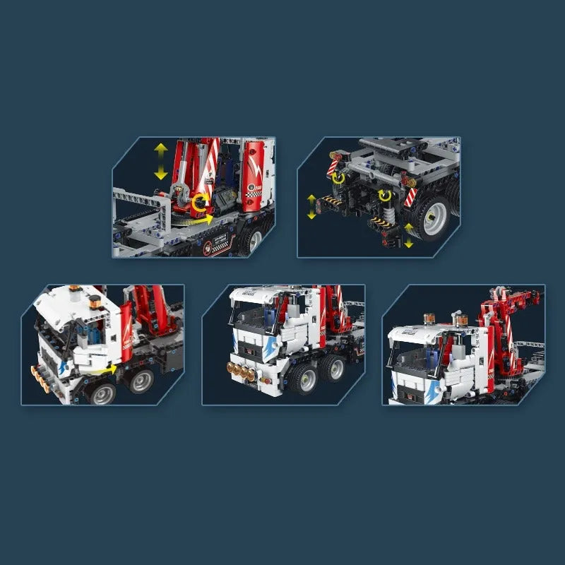 Building Blocks MOC APP RC Remove Obstacles Truck Bricks Toys 15027 - 5
