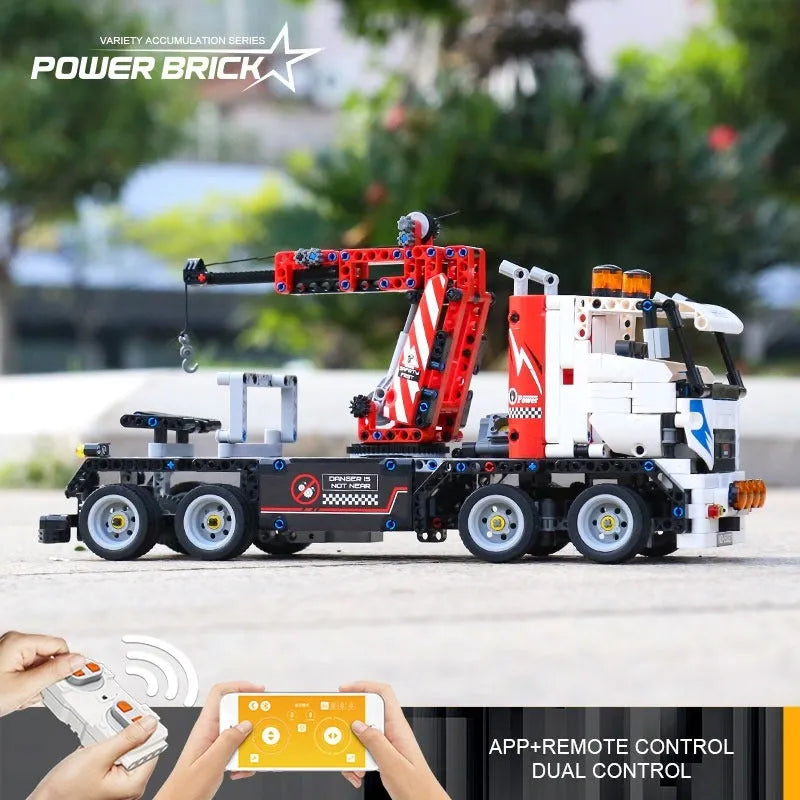 Building Blocks MOC APP RC Remove Obstacles Truck Bricks Toys 15027 - 10