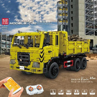 Thumbnail for Building Blocks MOC APP RC Tech Three Way Dump Truck Bricks Toys 17012 - 7