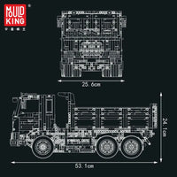 Thumbnail for Building Blocks MOC APP RC Tech Three Way Dump Truck Bricks Toys 17012 - 11