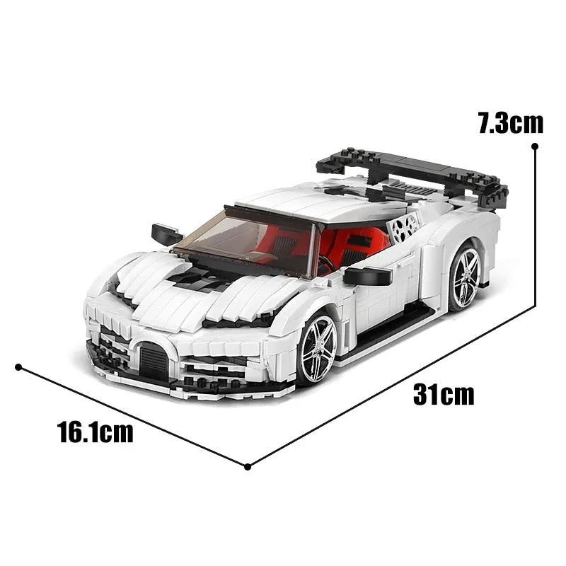 Building Blocks MOC Bugatti 110 Special Sport Racing Car Bricks Toys 10004 - 10