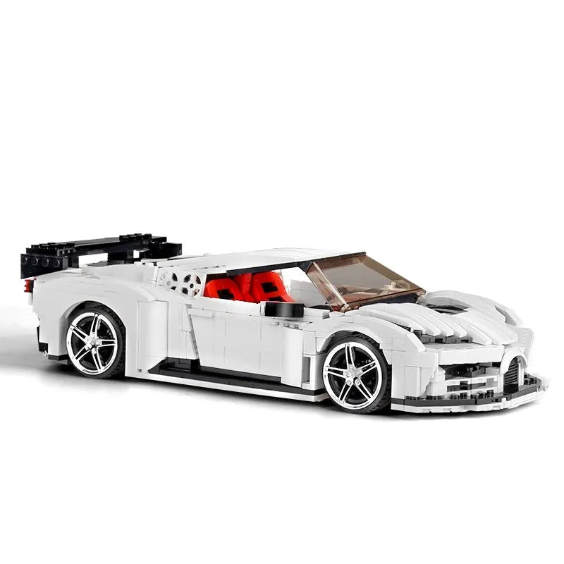 Building Blocks MOC Bugatti 110 Special Sport Racing Car Bricks Toys 10004 - 6