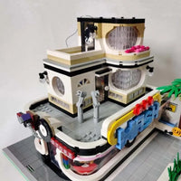 Thumbnail for Building Blocks MOC City Creator Expert Guitar Car Wash Shop Bricks Toy Construction Set Toys - 12