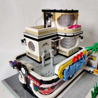 Thumbnail for Building Blocks MOC City Creator Expert Guitar Car Wash Shop Bricks Toy - 12