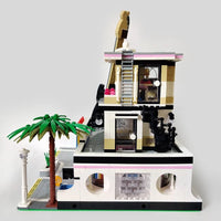 Thumbnail for Building Blocks MOC City Creator Expert Guitar Car Wash Shop Bricks Toy Construction Set Toys - 16