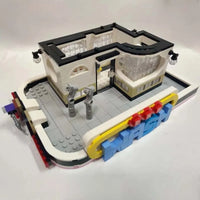 Thumbnail for Building Blocks MOC City Creator Expert Guitar Car Wash Shop Bricks Toy Construction Set Toys - 14