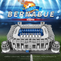 Thumbnail for Building Blocks MOC City Expert Real Madrid Football Stadium Bricks Toy 22026 - 2