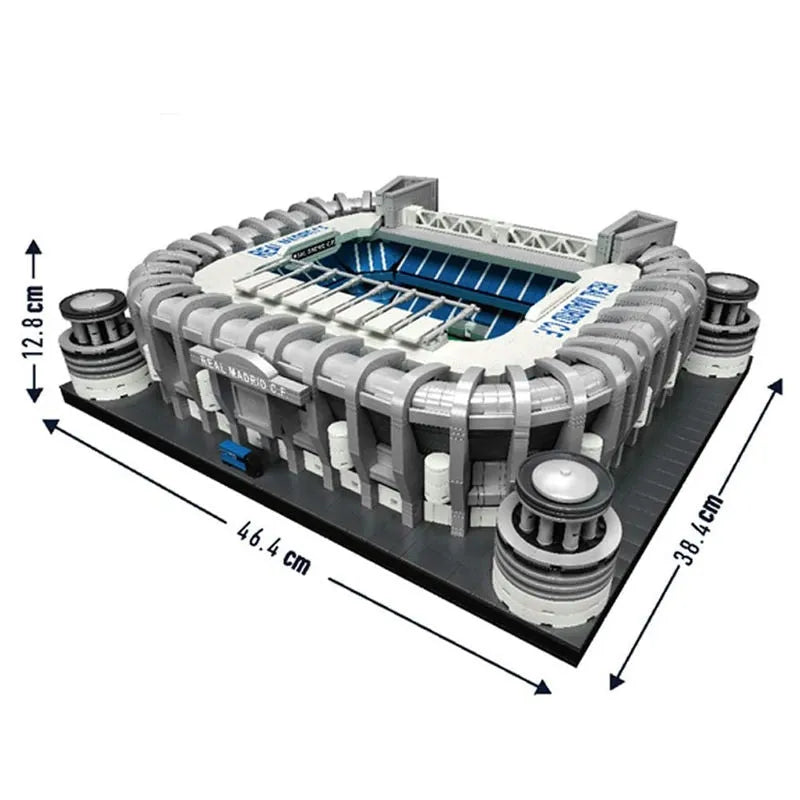 Building Blocks MOC City Expert Real Madrid Football Stadium Bricks Toy 22026 - 4