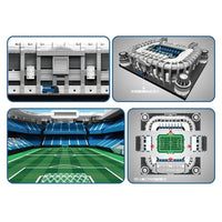 Thumbnail for Building Blocks MOC City Expert Real Madrid Football Stadium Bricks Toy 22026 - 8