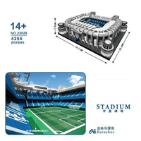 Thumbnail for Building Blocks MOC City Expert Real Madrid Football Stadium Bricks Toy 22026 - 6