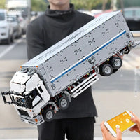 Thumbnail for Building Blocks MOC City Heavy Tow Wing Body Container Truck Bricks Toys Construction Set Toys - 6