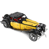 Thumbnail for Building Blocks MOC Classic Bugatti 50T Retro Sports Car Bricks Toys 13080 - 10