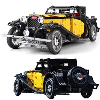 Thumbnail for Building Blocks MOC Classic Bugatti 50T Retro Sports Car Bricks Toys 13080 - 3
