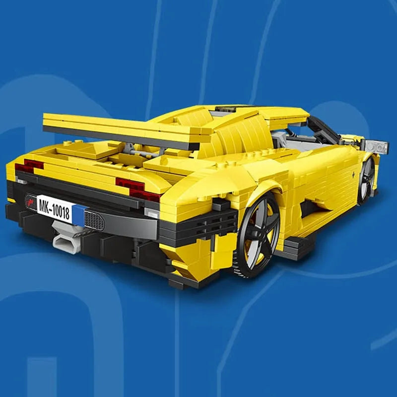 Building Blocks MOC Classic Sports Racing Car Koenigsegg Regera Bricks Toy - 4