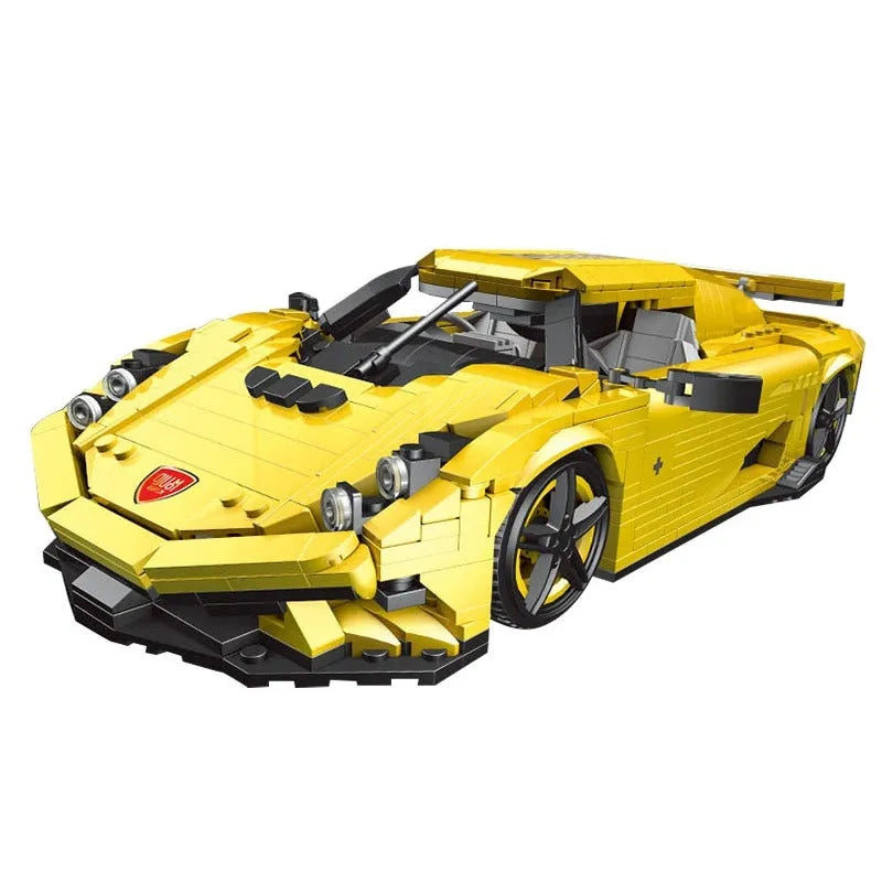 Building Blocks MOC Classic Sports Racing Car Koenigsegg Regera Bricks Toy - 1