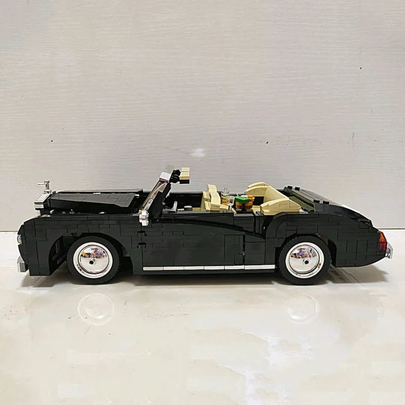 Building Blocks MOC Classic Vintage Car RR Sliver Cloud Retro Bricks Toy 10006 - 12